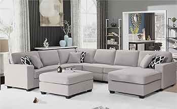 LIVING LEGENDS❗️ Amazon.com: Legend Vansen L Semicircle Velvet Sofa 141.34